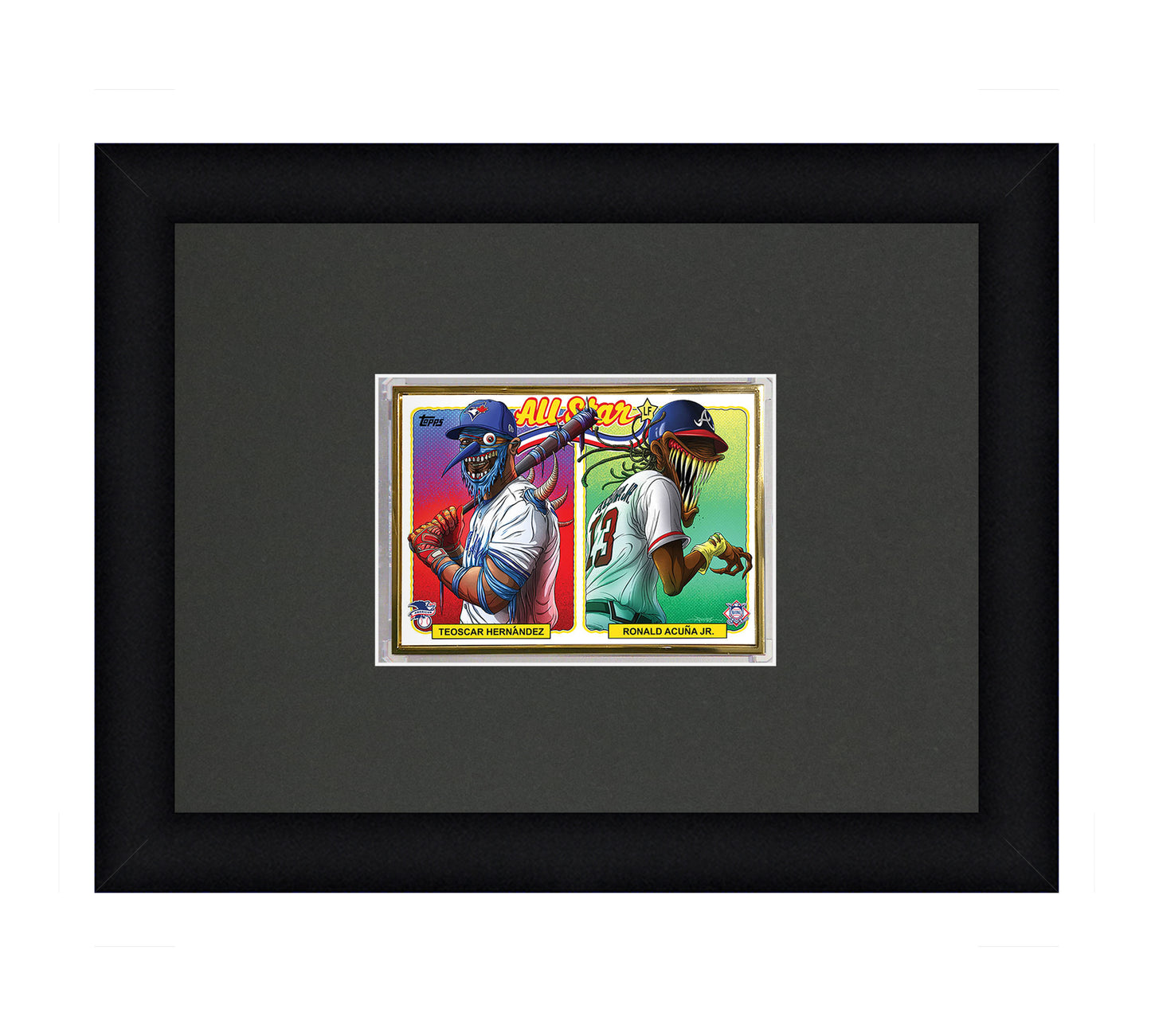 Framed Card Display - 1 Opening for the UltraPro or BCW 1Touch Magnetic Case (35pt)