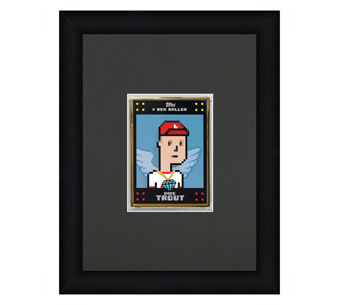 Framed Card Display - 1 Opening for the UltraPro or BCW 1Touch Magnetic Case (35pt)
