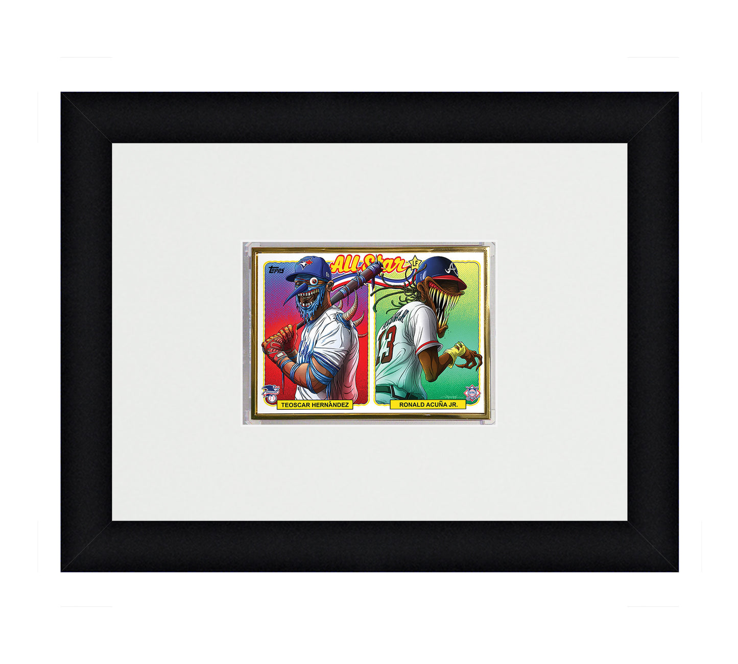 Framed Card Display - 1 Opening for the UltraPro or BCW 1Touch Magnetic Case (35pt)