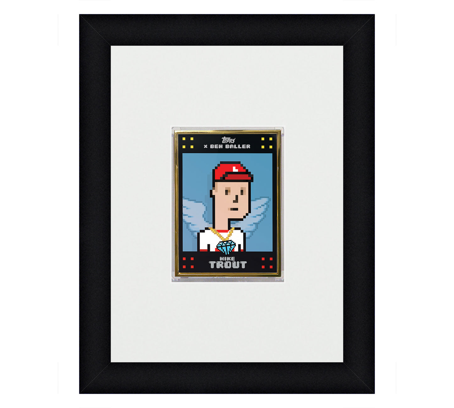 Framed Card Display - 1 Opening for the UltraPro or BCW 1Touch Magnetic Case (35pt)