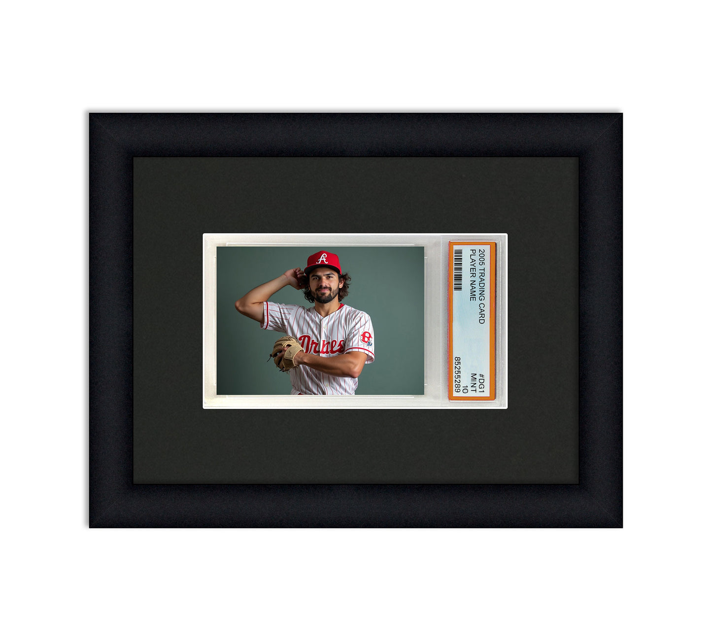 Framed Card Display - 1 Opening for a PSA Graded Slab