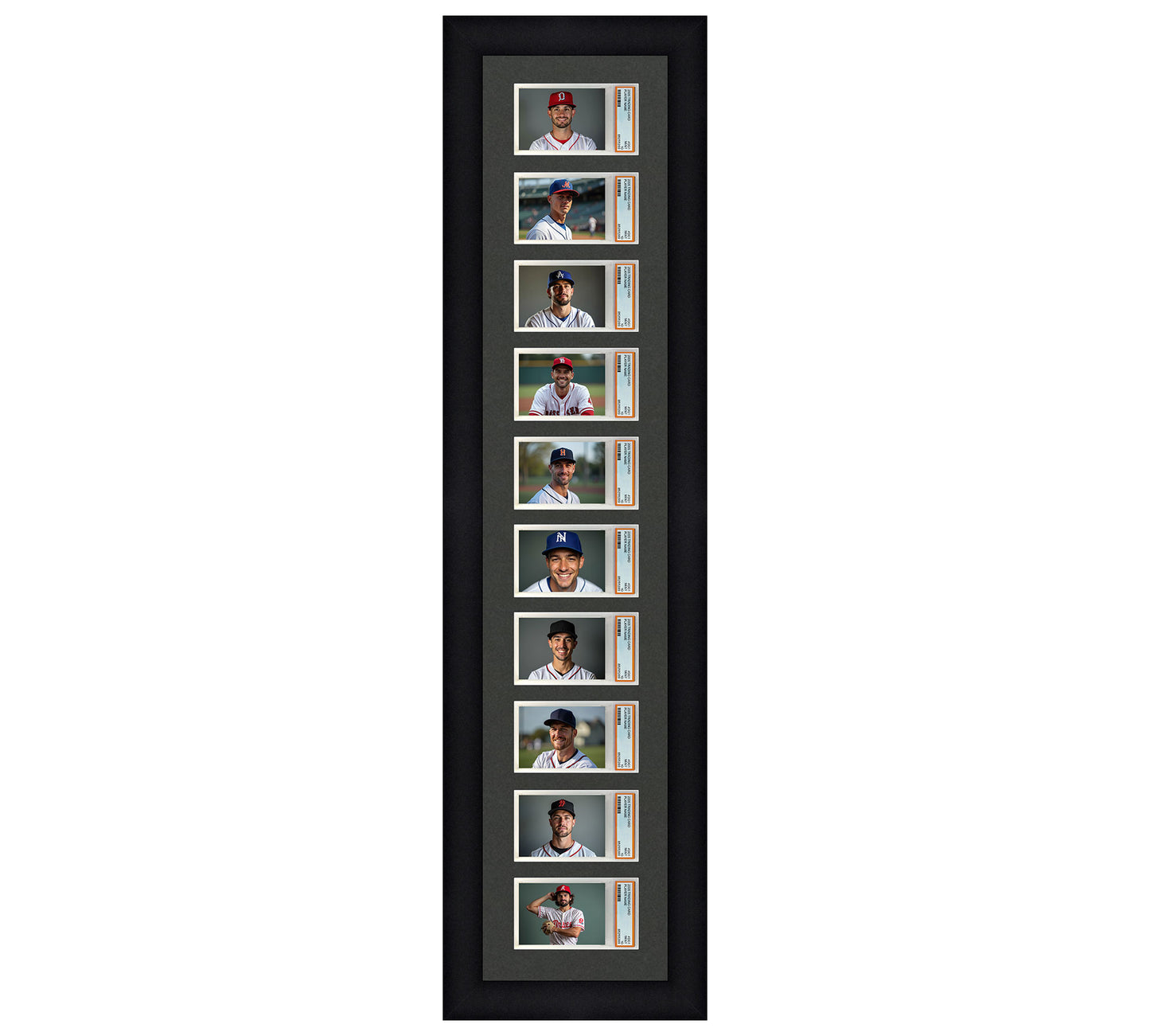 Card Frame Display - 10 Openings for PSA Graded Slabs
