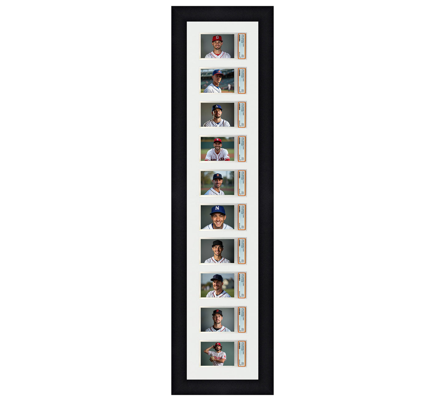 Card Frame Display - 10 Openings for PSA Graded Slabs