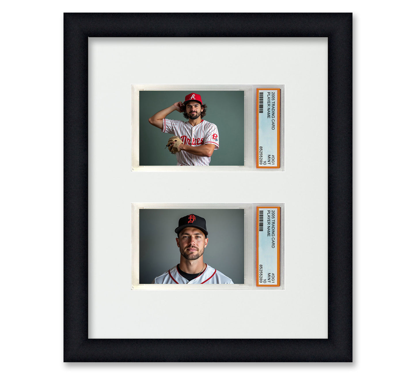 Card Frame Display - 2 Openings for PSA Graded Slabs