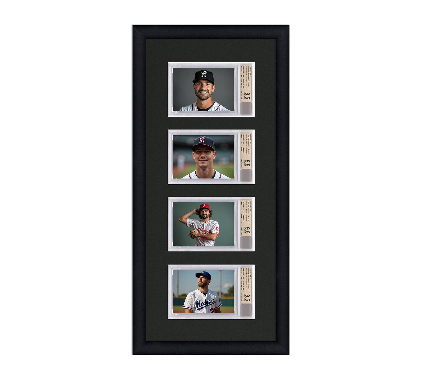 Card Frame Display - 4 Openings for BGS Graded Slabs