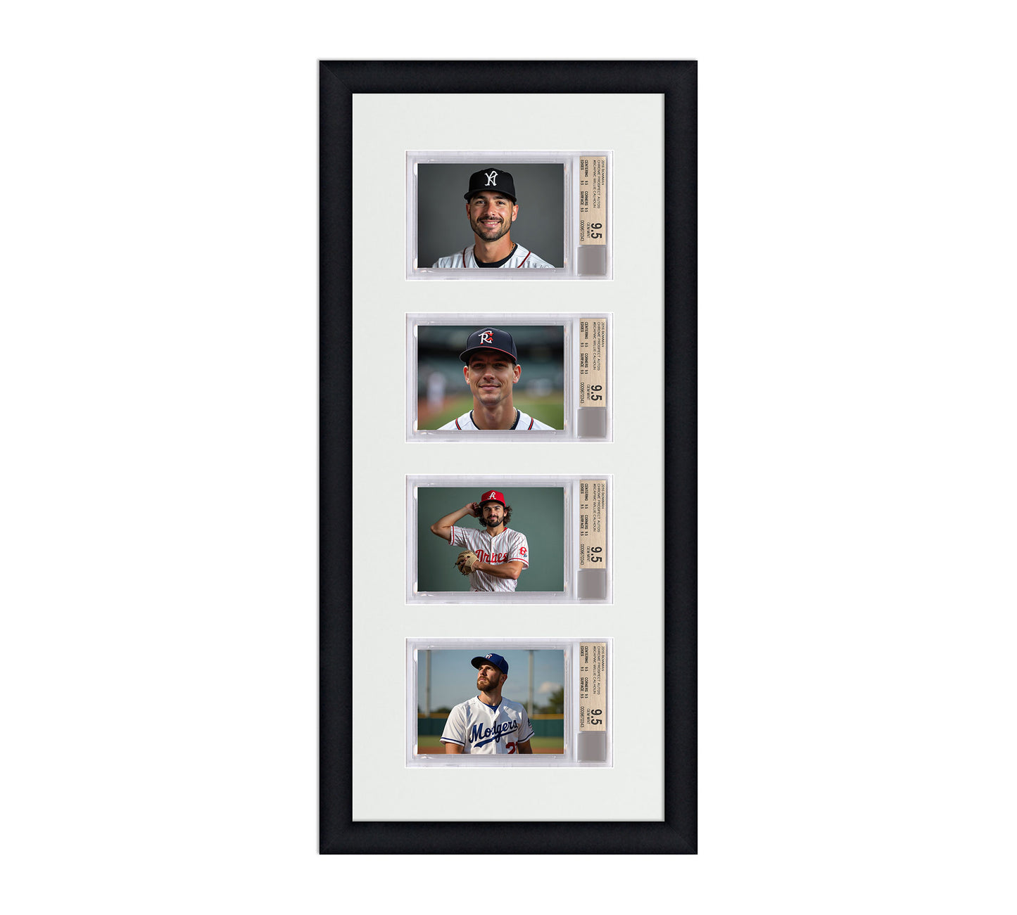 Card Frame Display - 4 Openings for BGS Graded Slabs