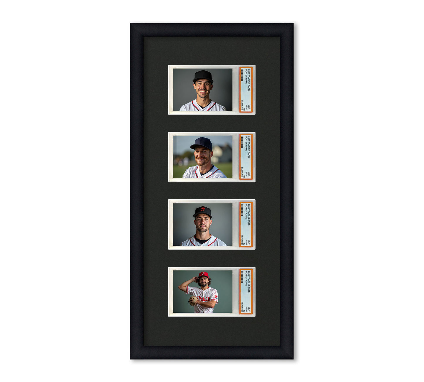 Card Frame Display - 4 Openings for PSA Graded Slabs