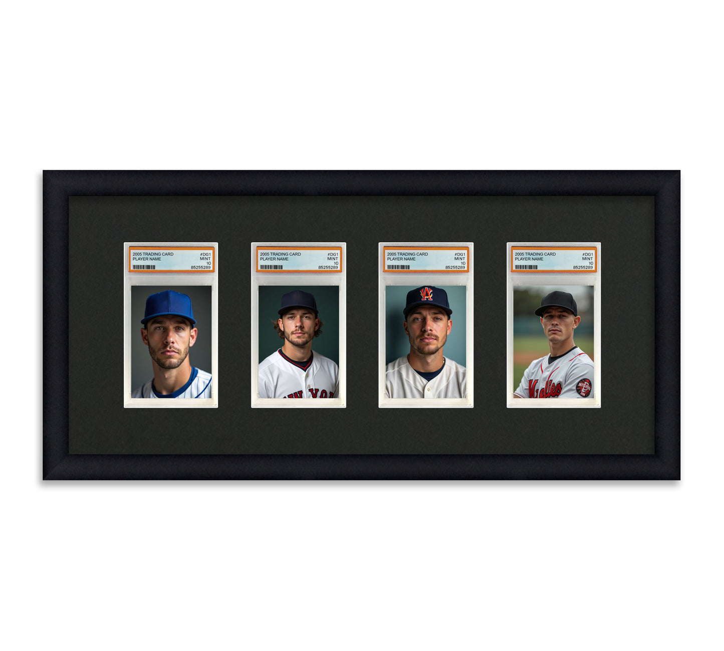 Card Frame Display - 4 Openings for PSA Graded Slabs