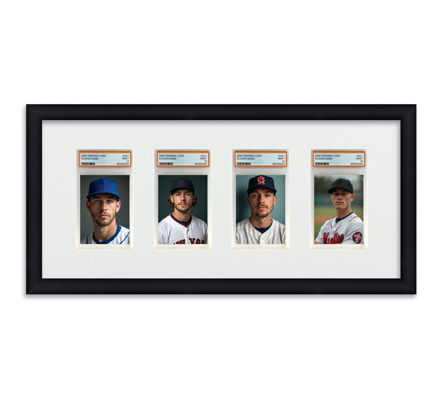 Card Frame Display - 4 Openings for PSA Graded Slabs