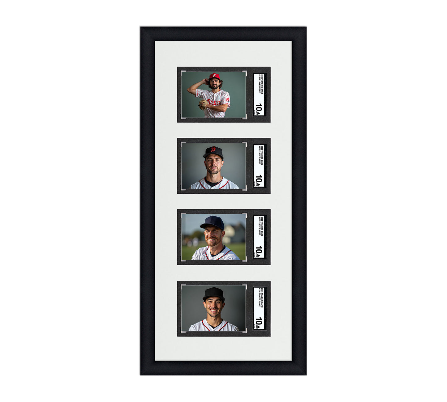 Card Frame Display - 4 Openings for SGC Graded Slabs