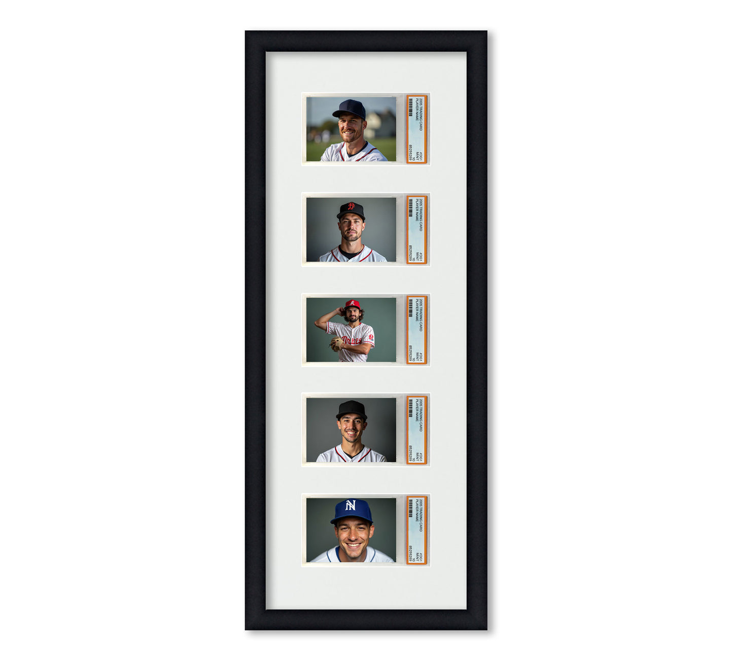 Card Frame Display - 5 Openings for PSA Graded Slabs