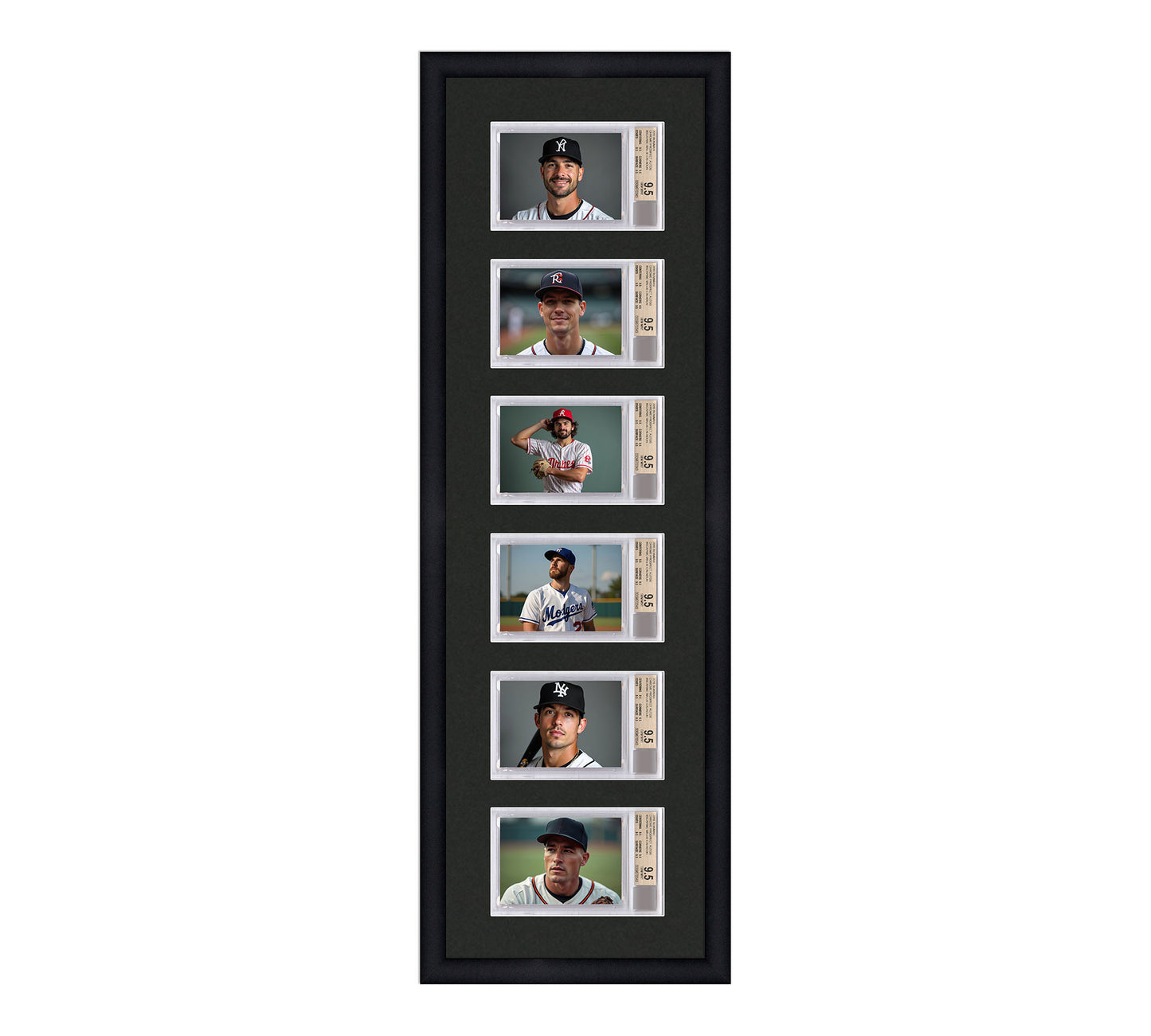 Card Frame Display - 6 Openings for BGS Graded Slabs