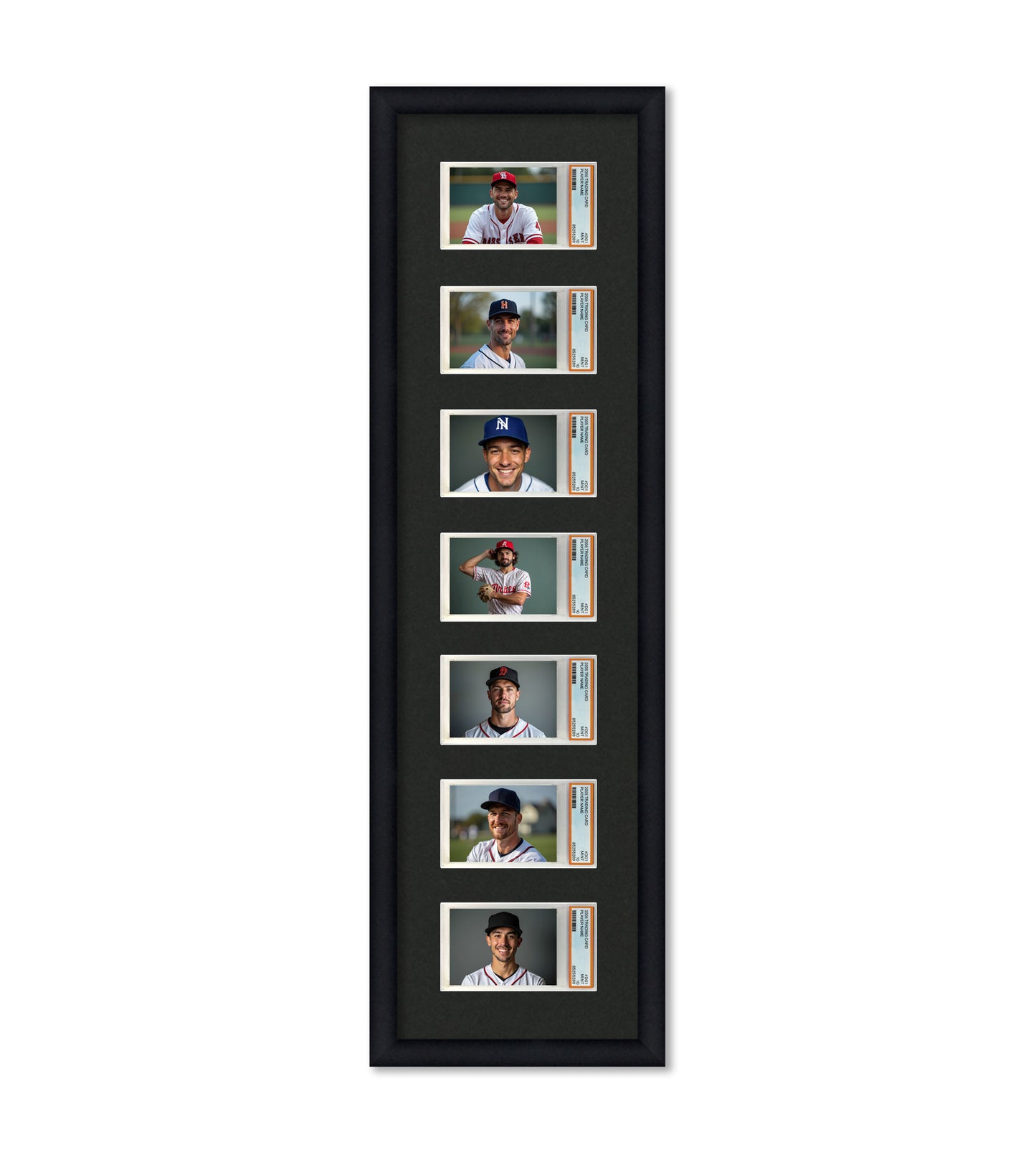 Card Frame Display - 7 Openings for PSA Graded Slabs
