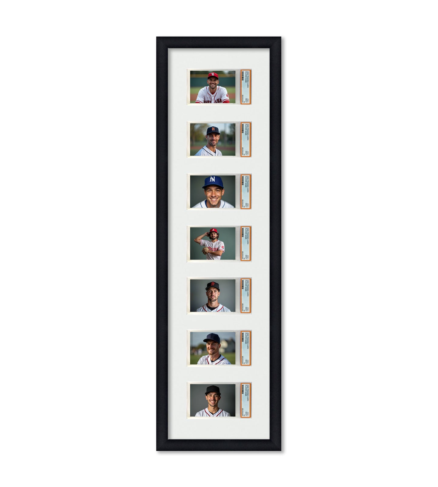 Card Frame Display - 7 Openings for PSA Graded Slabs