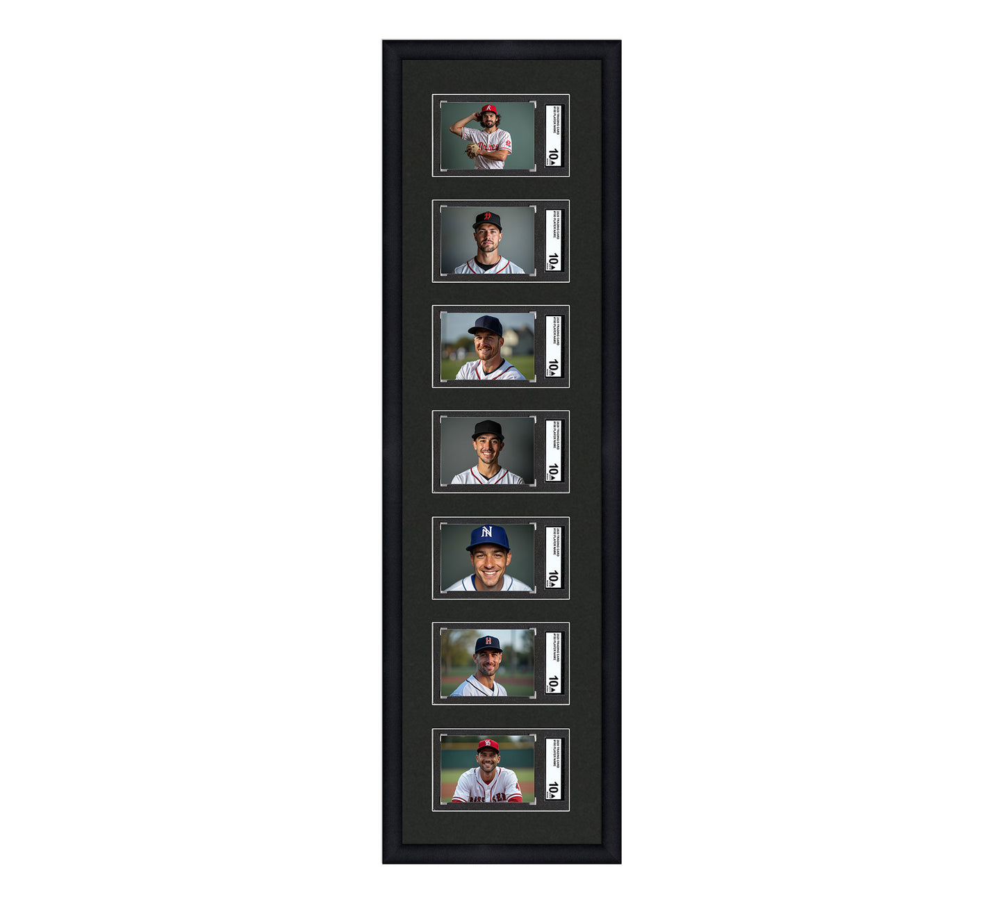 Card Frame Display - 7 Openings for SGC Graded Slabs