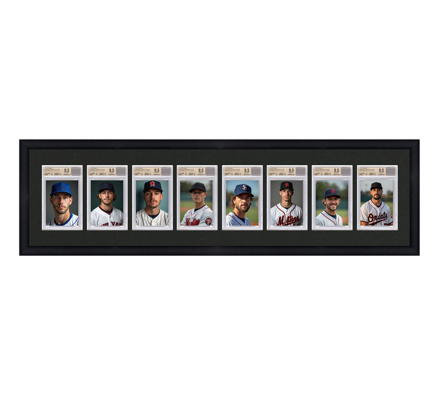 Card Frame Display - 8 Openings for BGS Graded Slabs