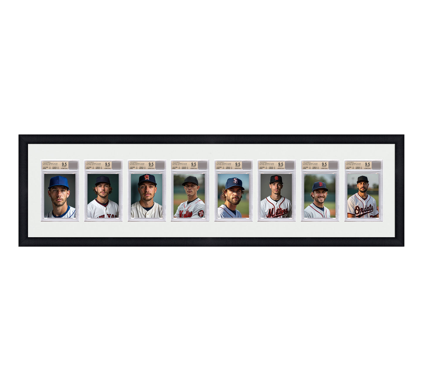Card Frame Display - 8 Openings for BGS Graded Slabs