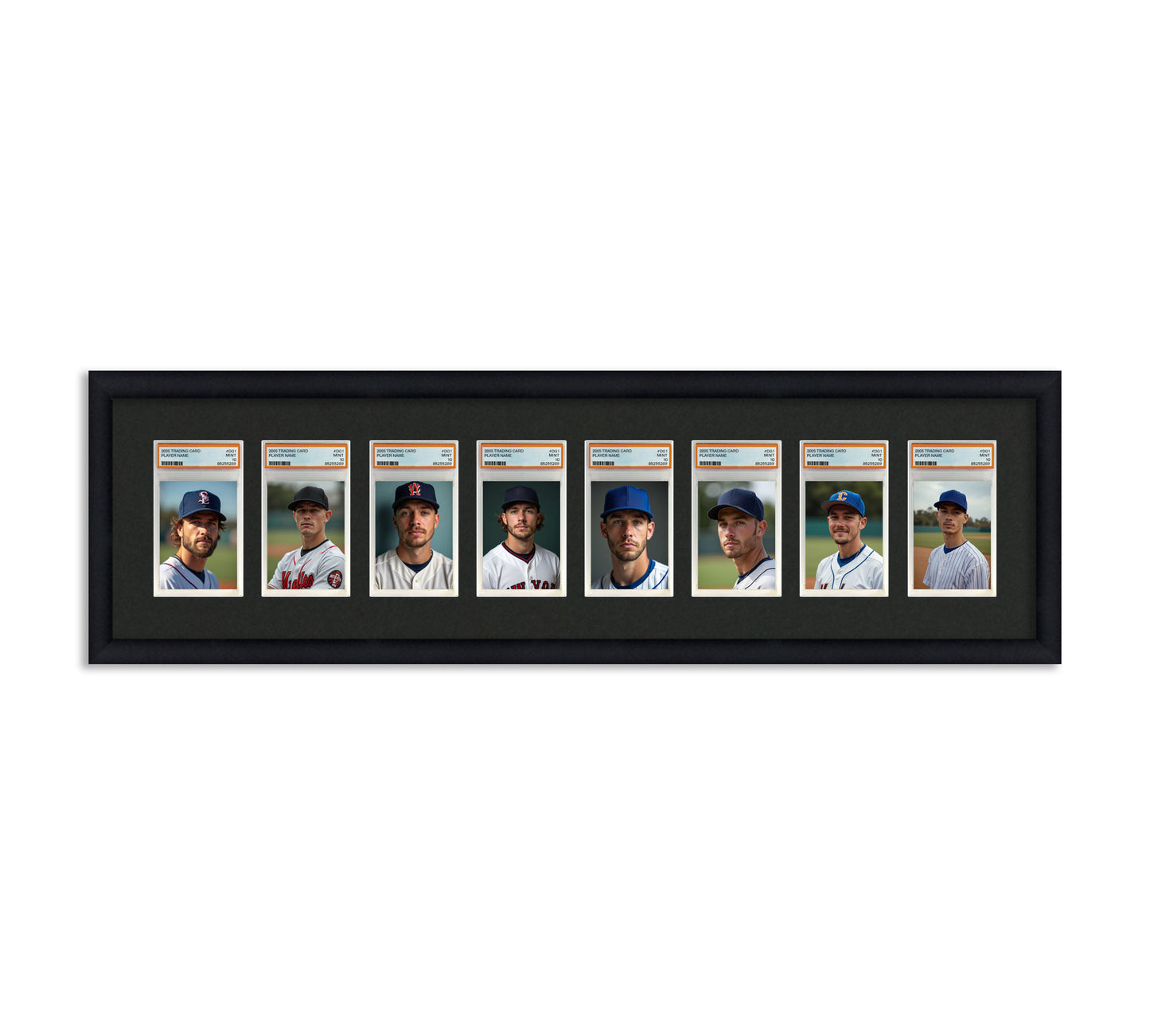 Card Frame Display - 8 Openings for PSA Graded Slabs