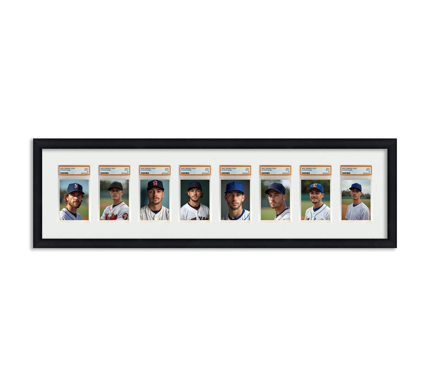 Card Frame Display - 8 Openings for PSA Graded Slabs
