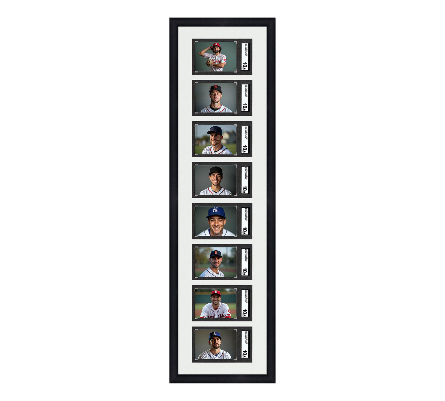Card Frame Display - 8 Openings for SGC Graded Slabs