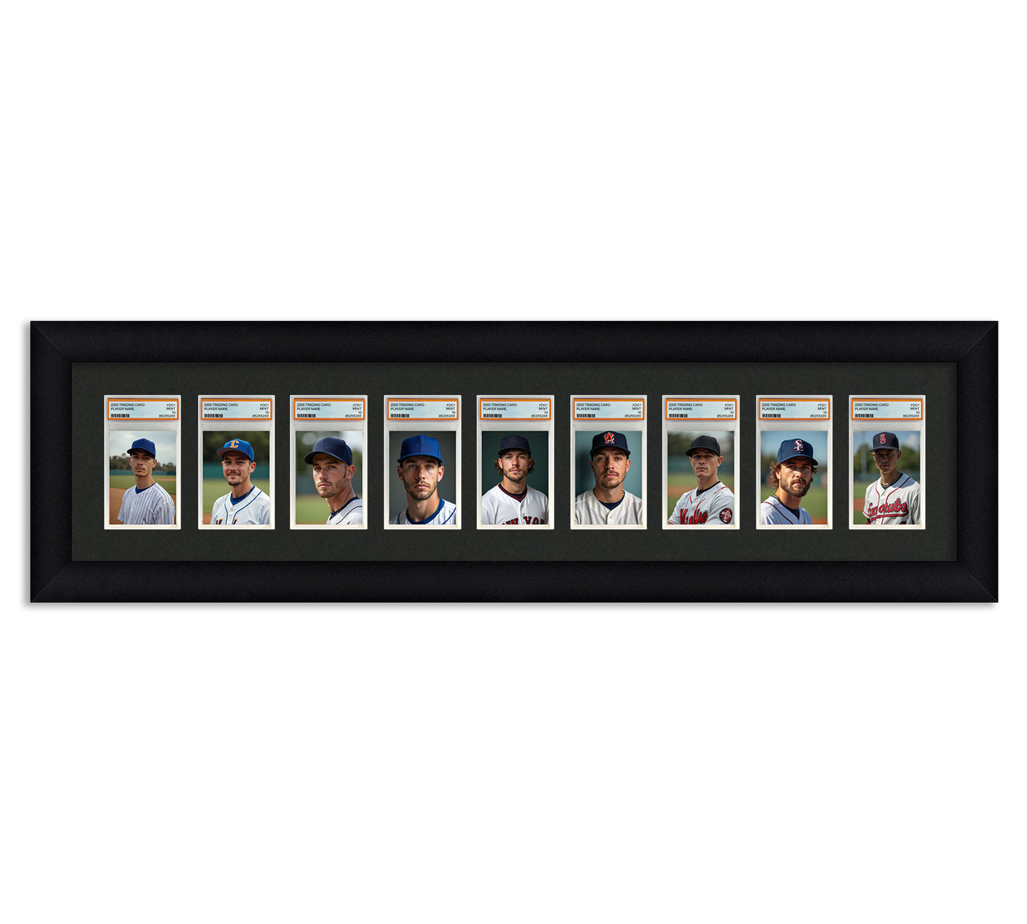 Card Frame Display - 9 Openings for PSA Graded Slabs