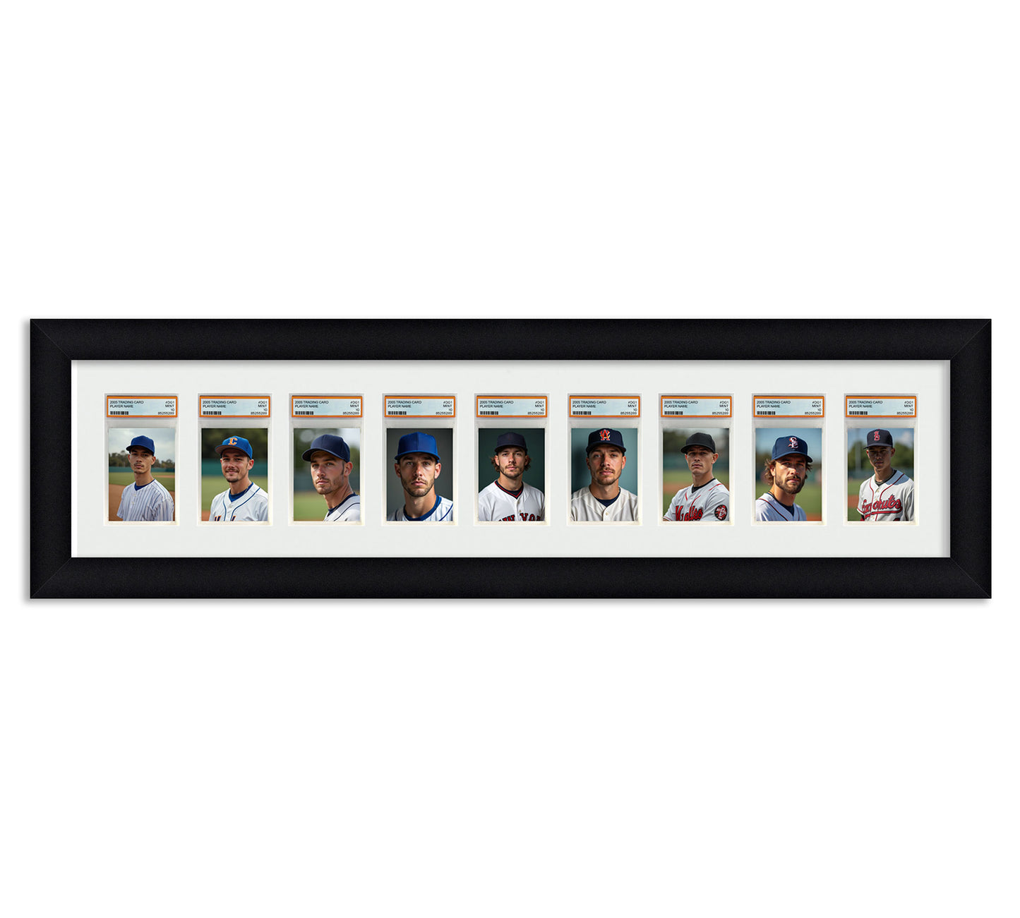 Card Frame Display - 9 Openings for PSA Graded Slabs