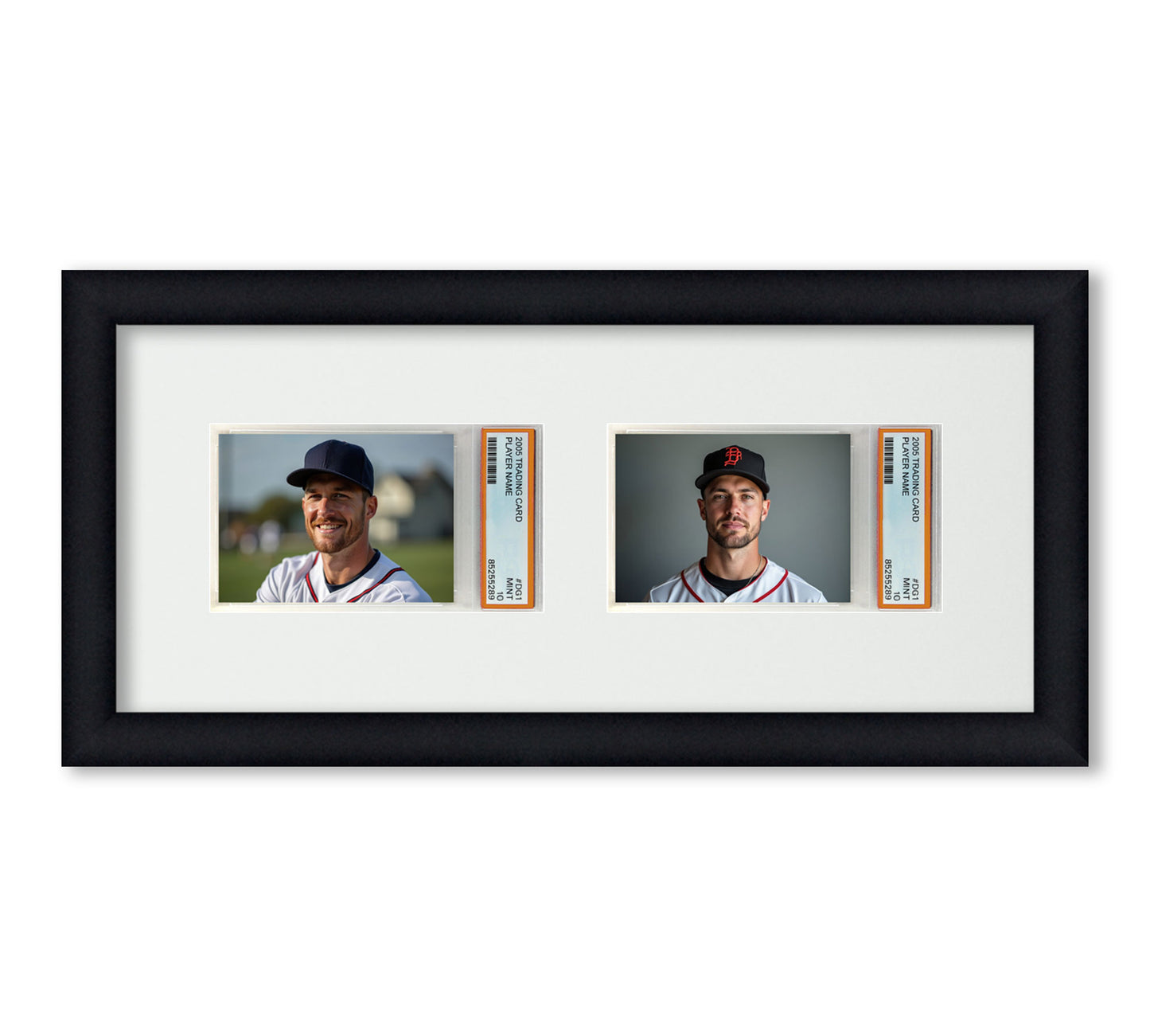 Card Frame Display - 2 Openings for PSA Graded Slabs