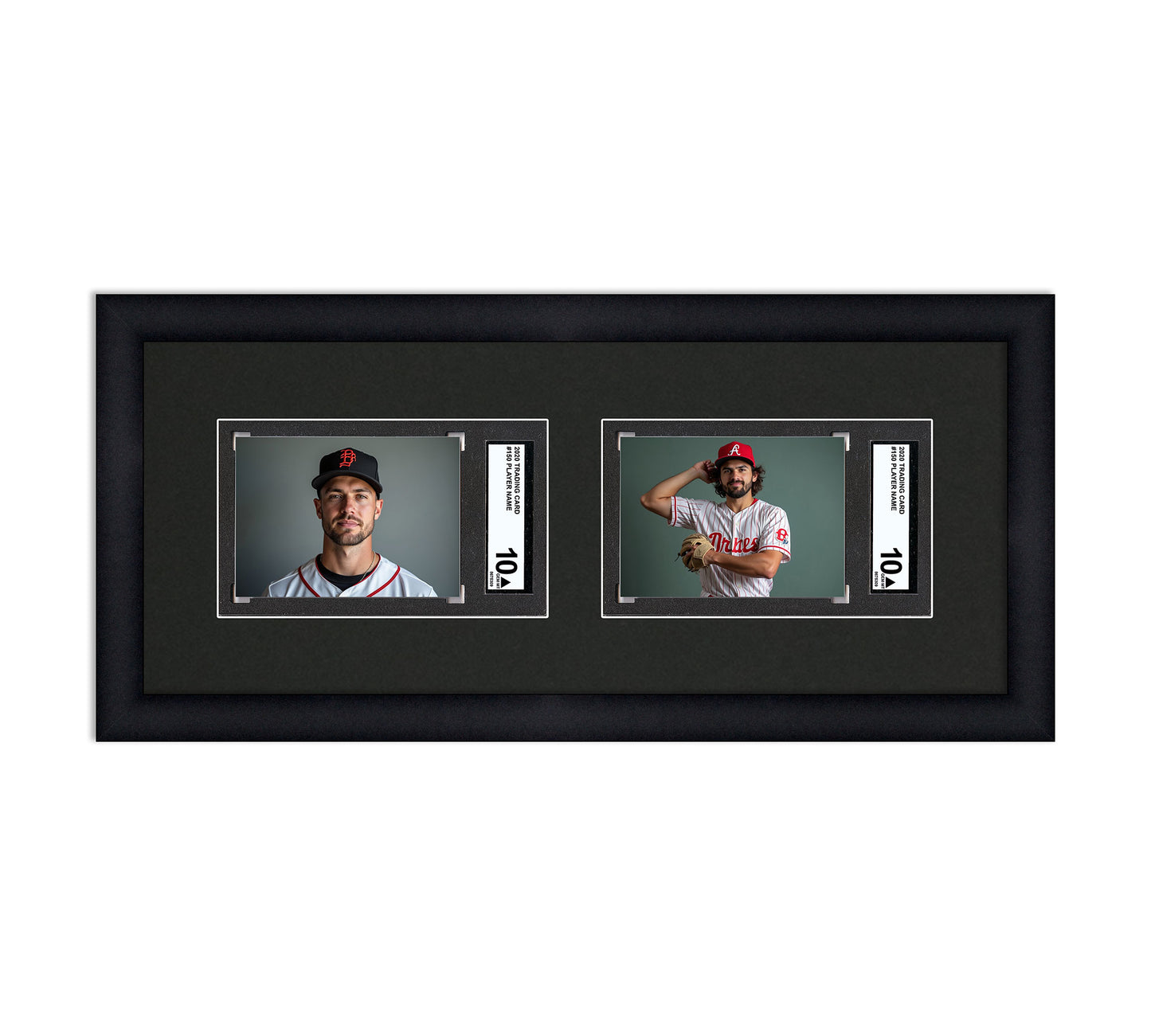 Card Frame Display - 2 Openings for SGC Graded Slabs