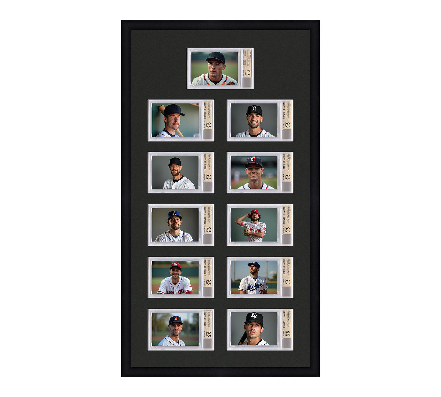 Card Frame Display - 11 Openings for BGS Graded Slabs