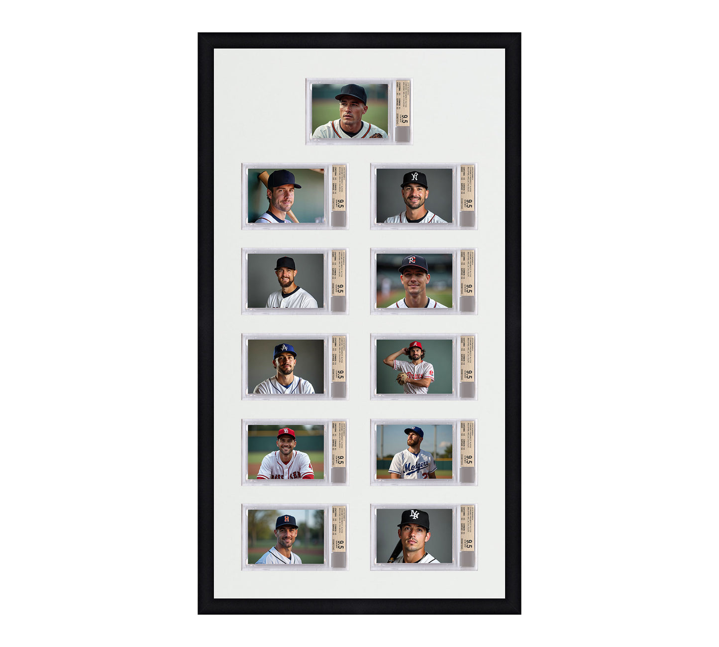 Card Frame Display - 11 Openings for BGS Graded Slabs