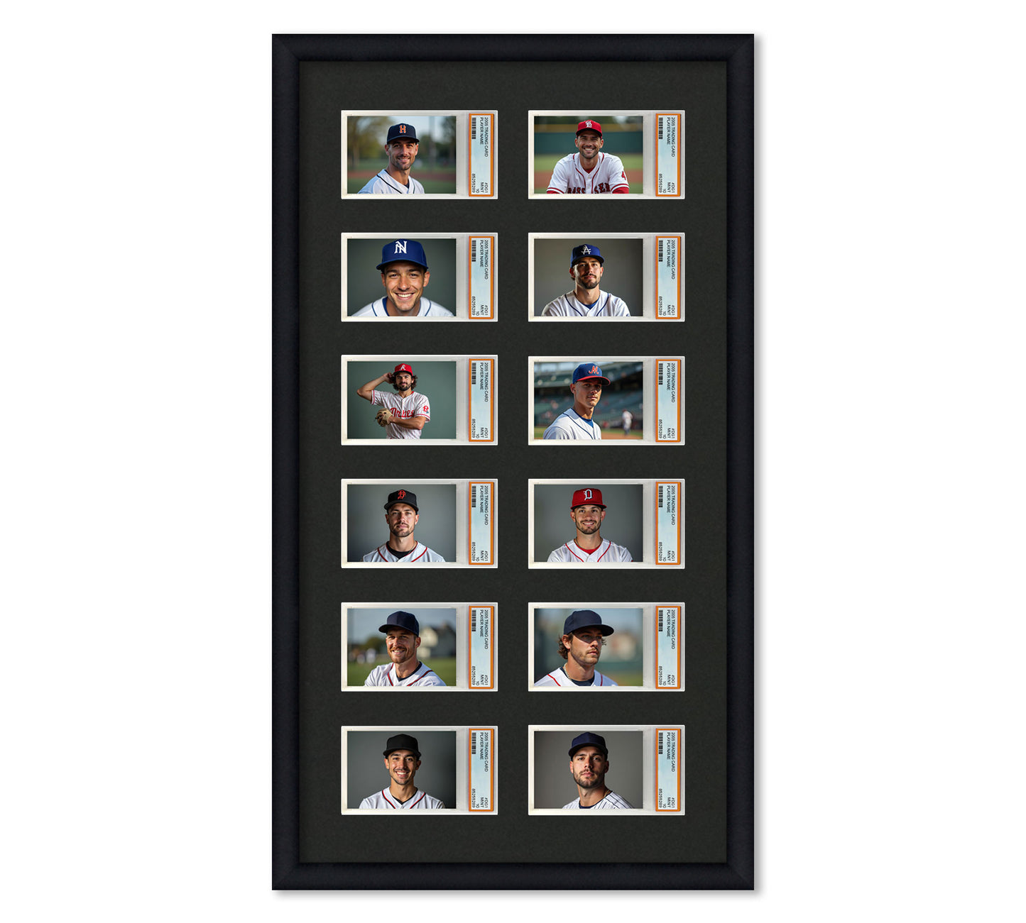 Card Frame Display - 12 Openings for PSA Graded Slabs