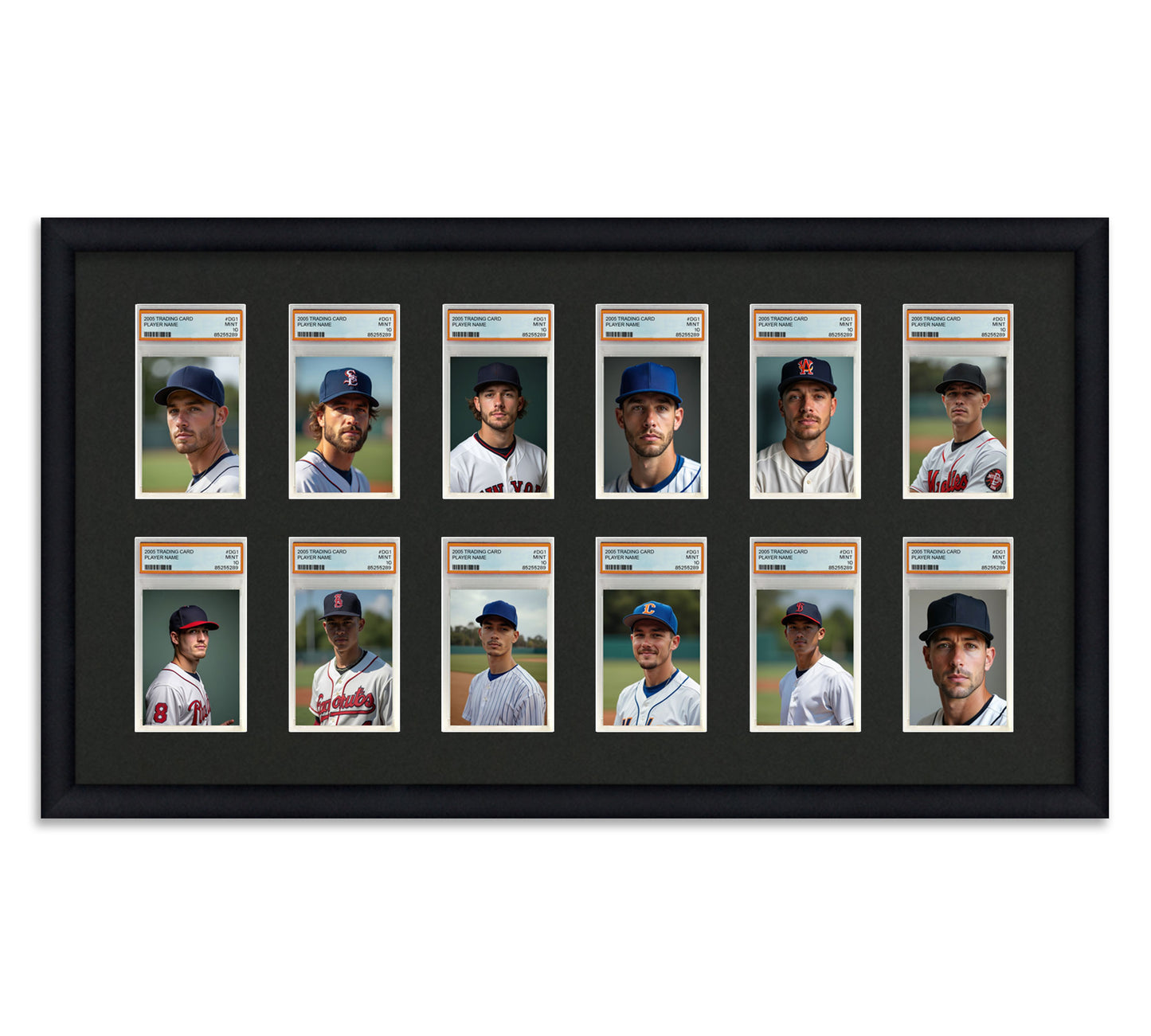 Card Frame Display - 12 Openings for PSA Graded Slabs