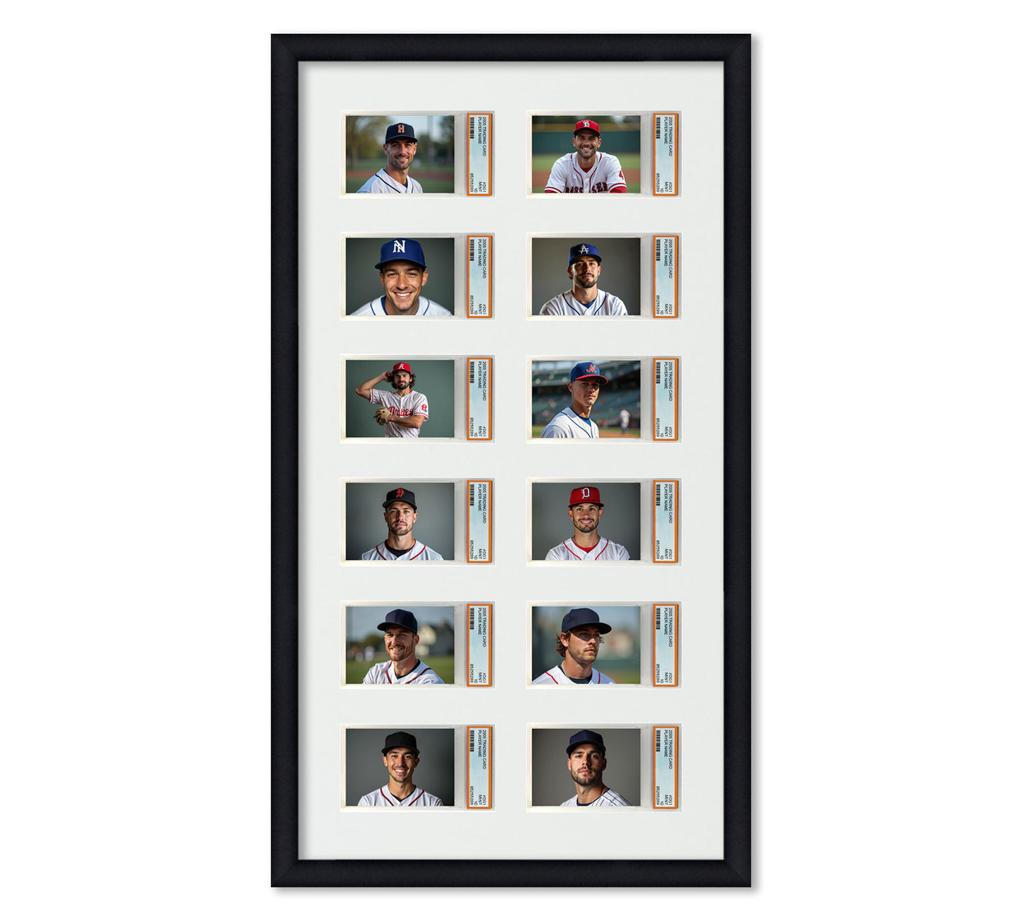 Card Frame Display - 12 Openings for PSA Graded Slabs