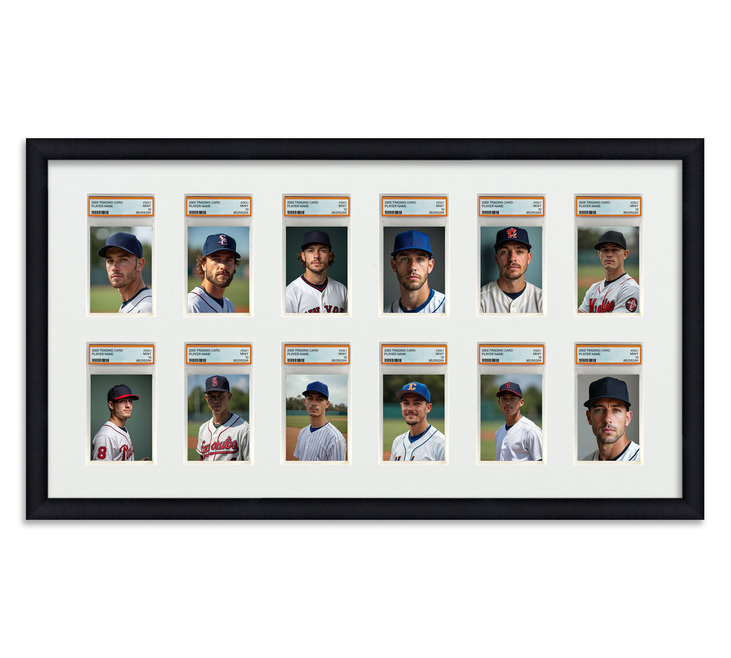 Card Frame Display - 12 Openings for PSA Graded Slabs