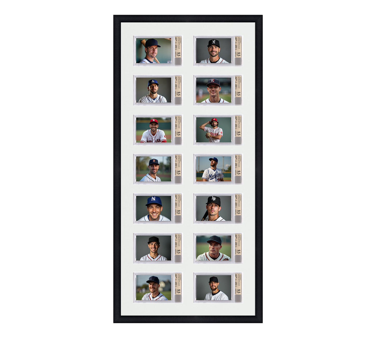 Card Frame Display - 14 Openings for BGS Graded Slabs