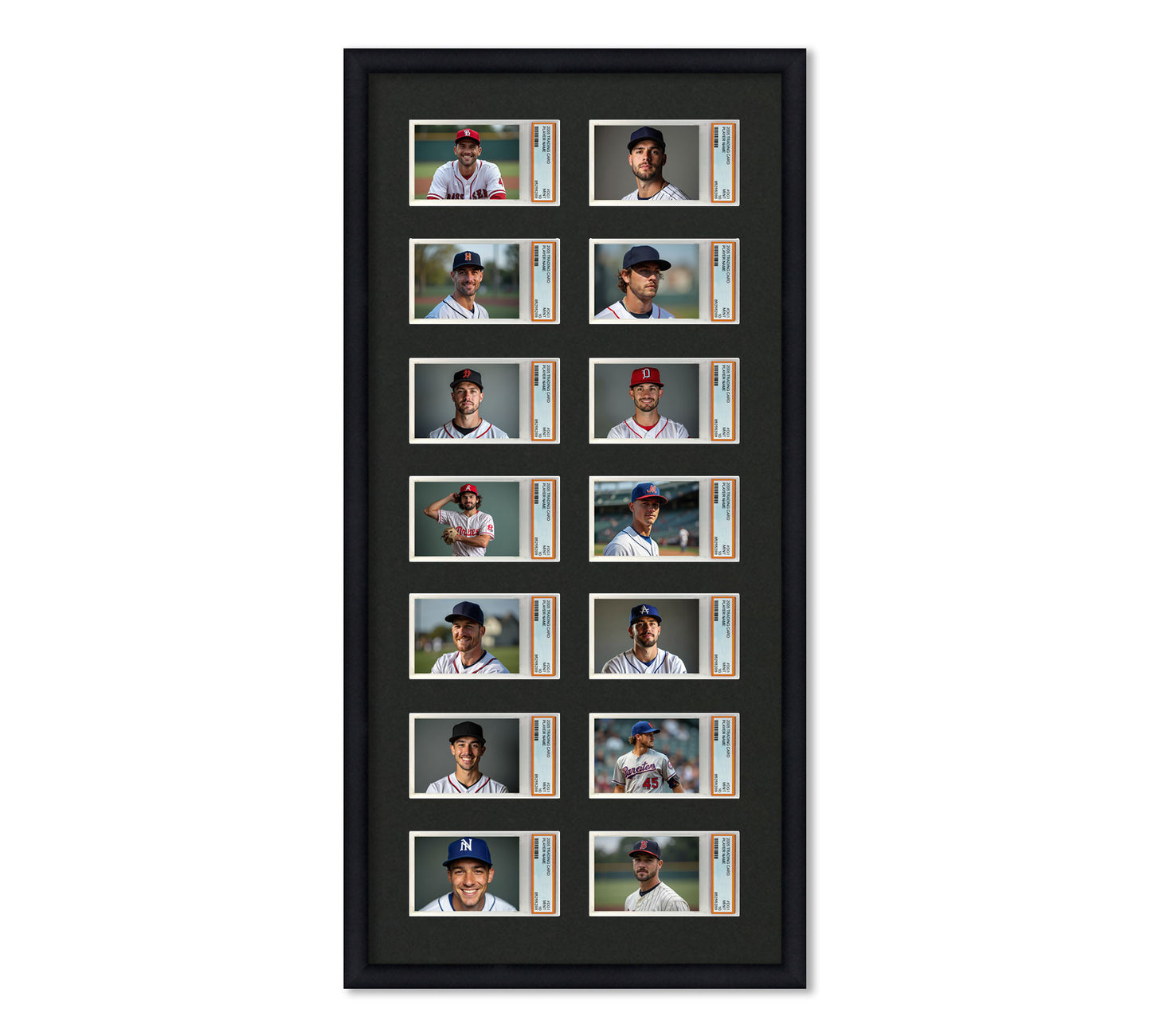 Card Frame Display - 14 Openings for PSA Graded Slabs