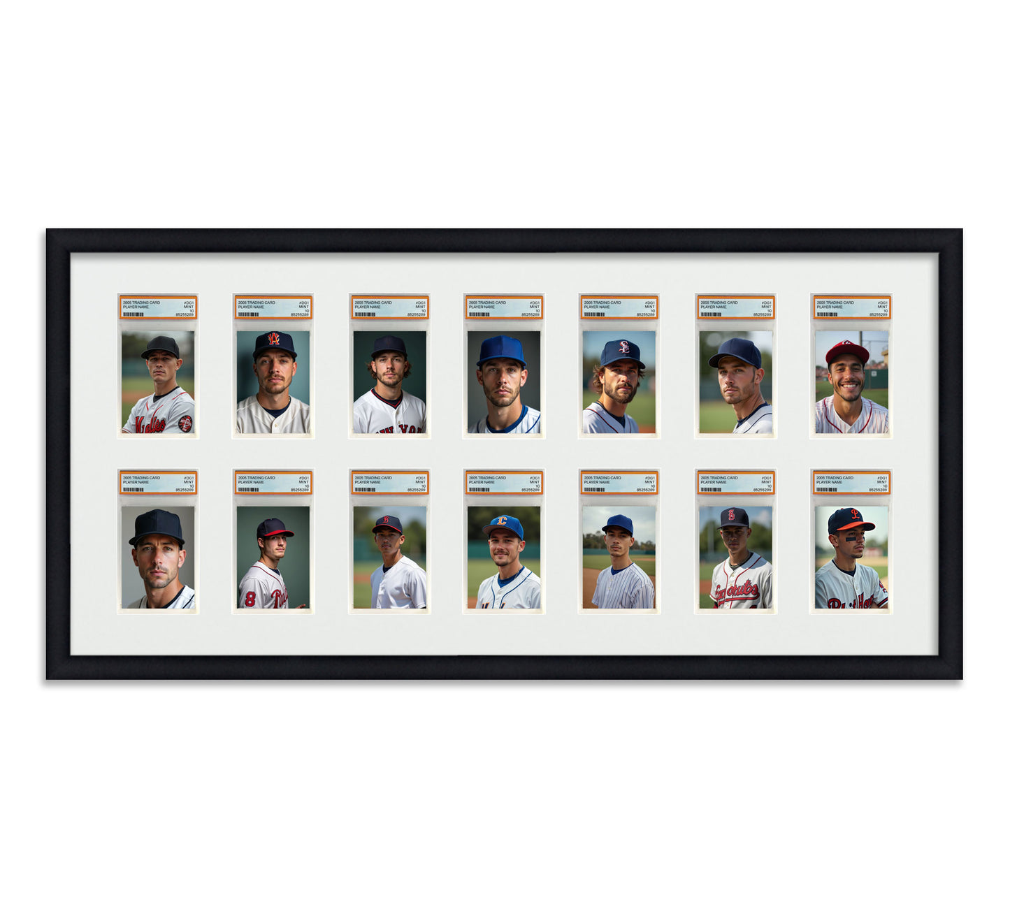 Card Frame Display - 14 Openings for PSA Graded Slabs
