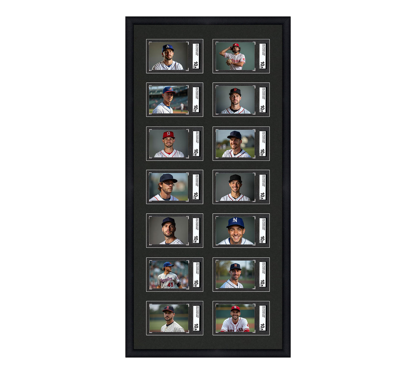 Card Frame Display - 14 Openings for SGC Graded Slabs