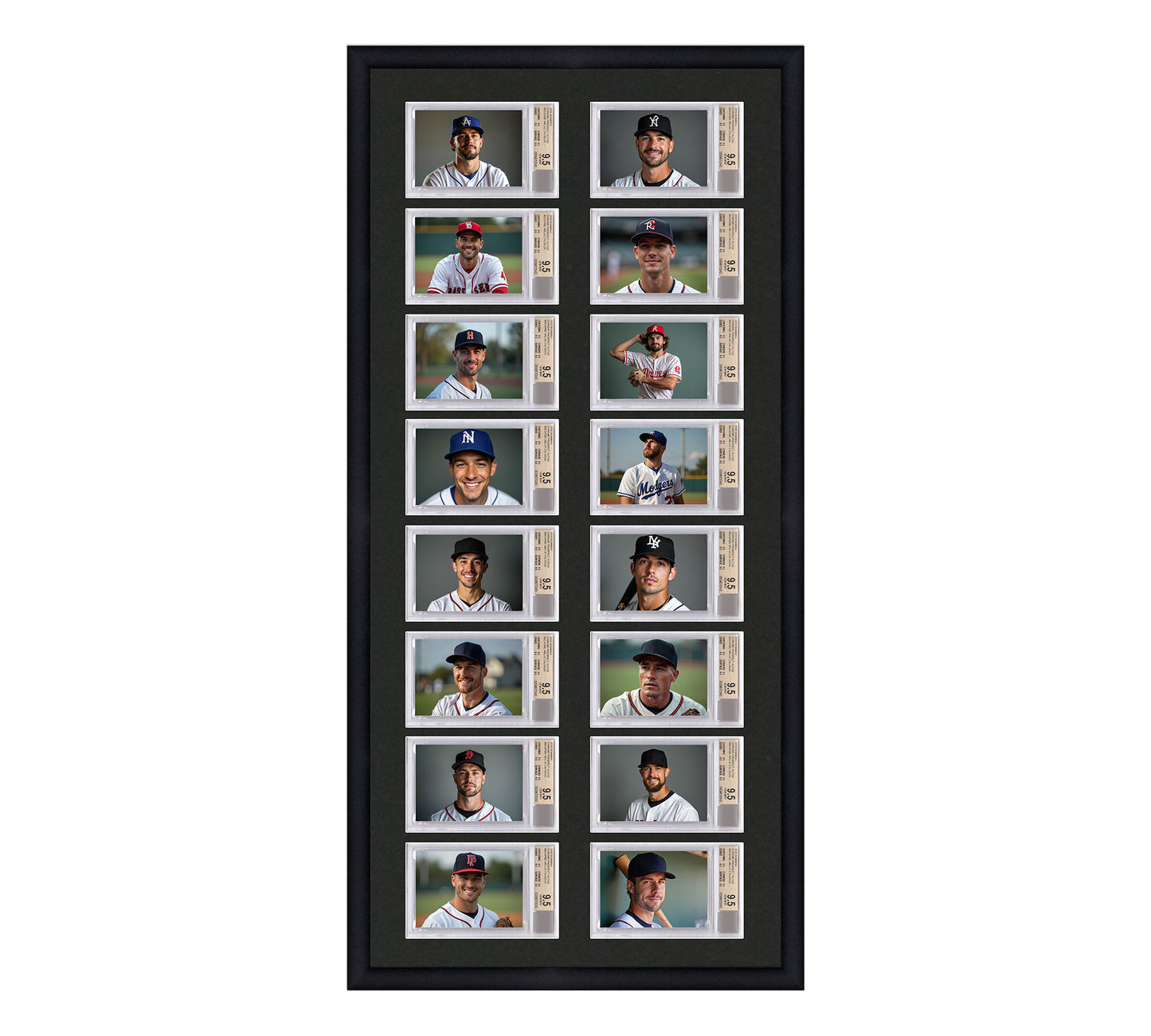 Card Frame Display - 16 Openings for BGS Graded Slabs