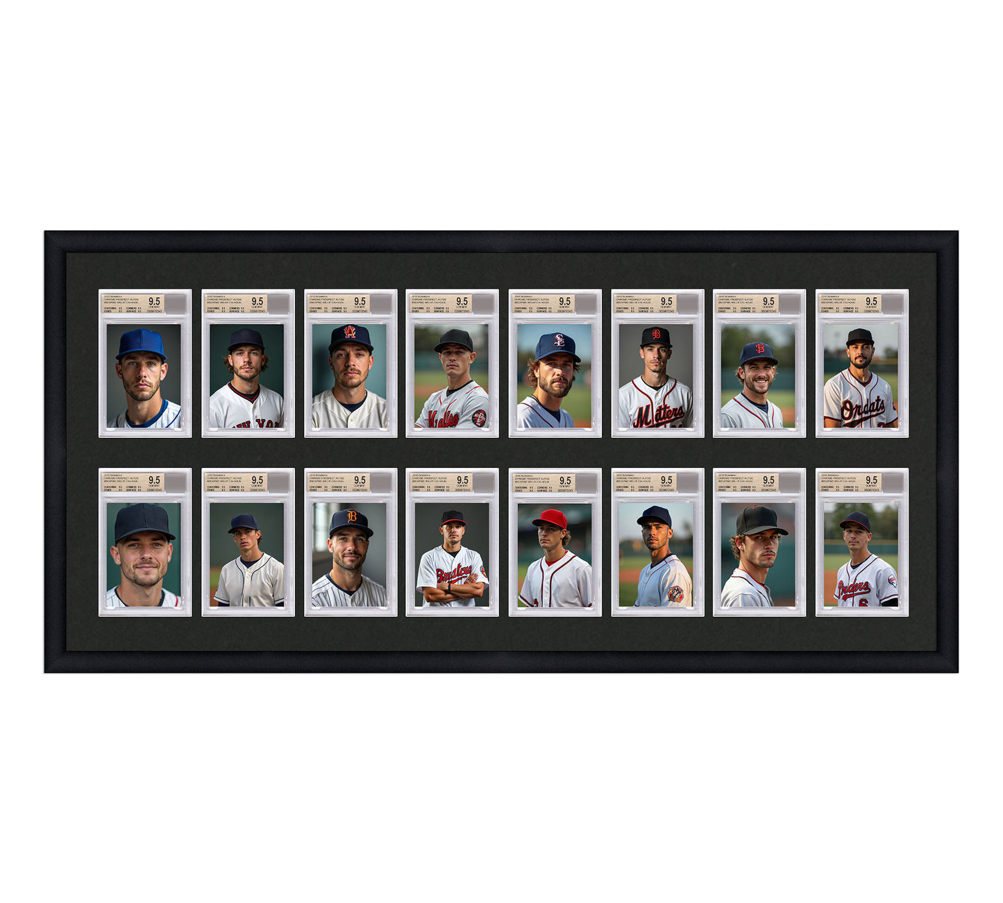 Card Frame Display - 16 Openings for BGS Graded Slabs