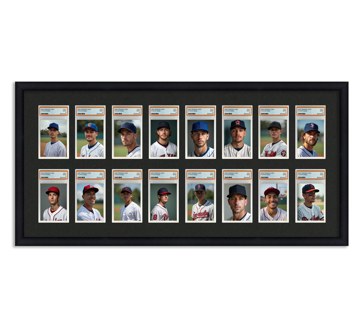 Card Frame Display - 16 Openings for PSA Graded Slabs