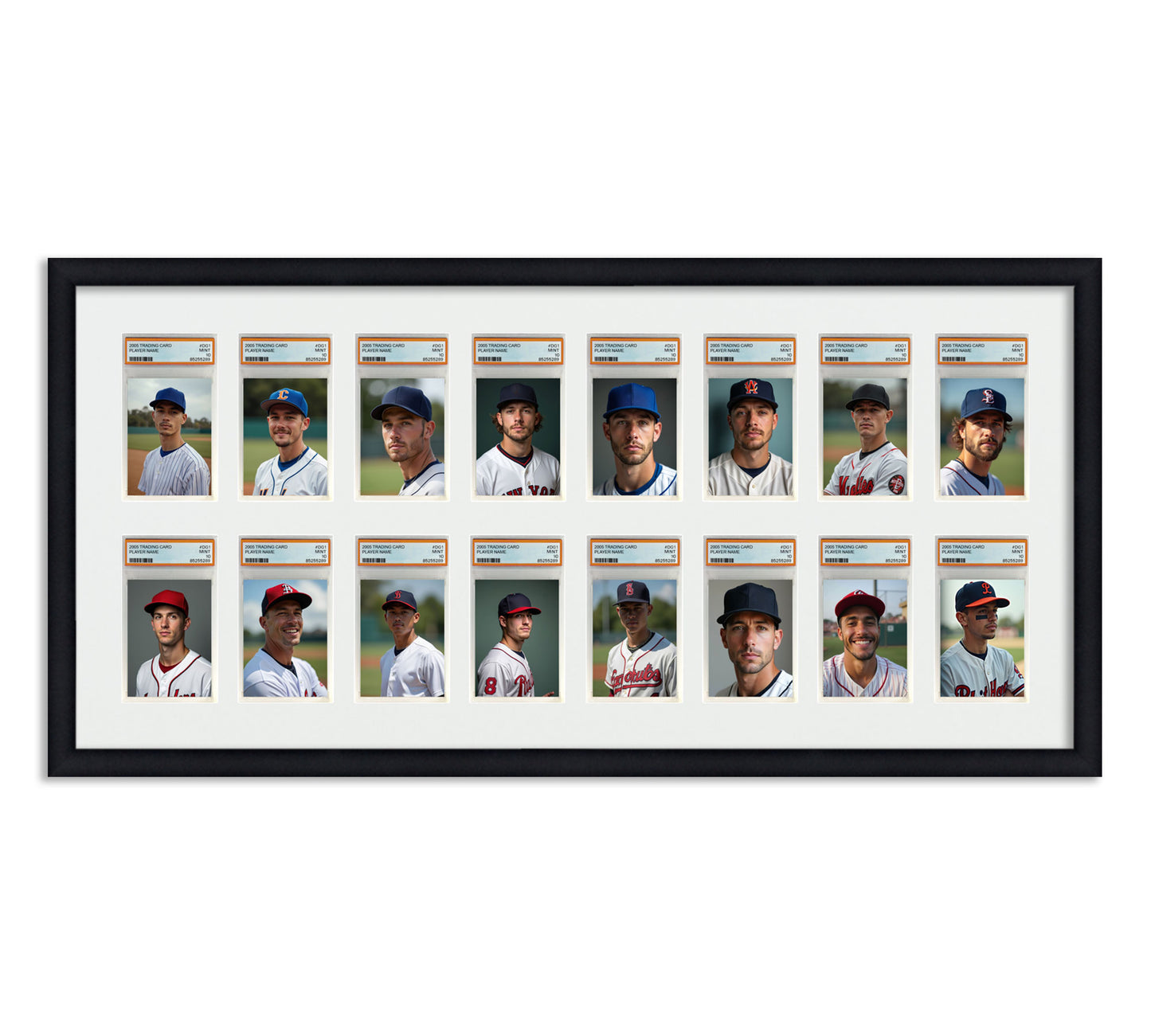 Card Frame Display - 16 Openings for PSA Graded Slabs