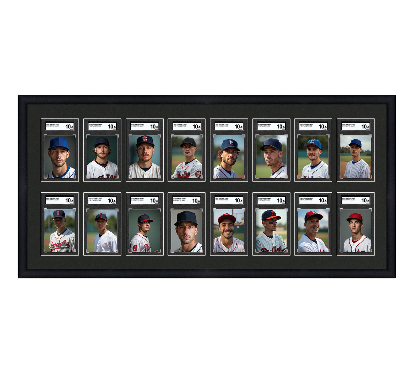 Card Frame Display - 16 Openings for SGC Graded Slabs