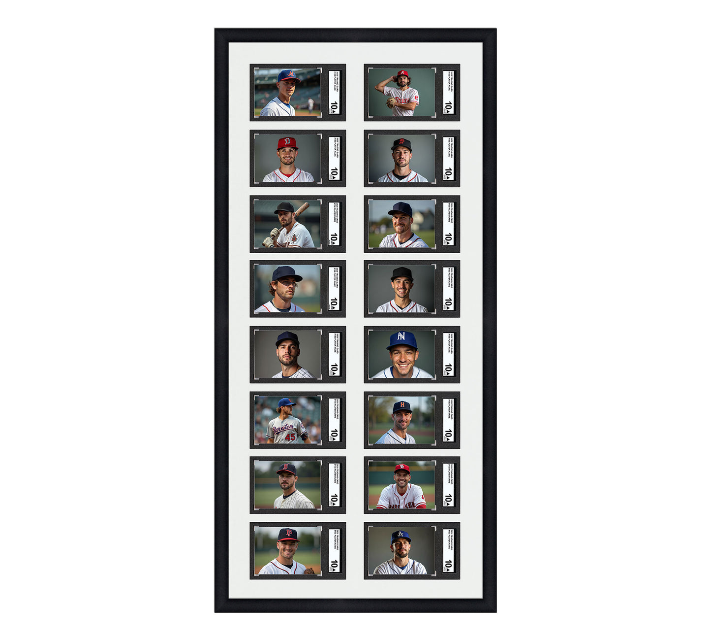 Card Frame Display - 16 Openings for SGC Graded Slabs