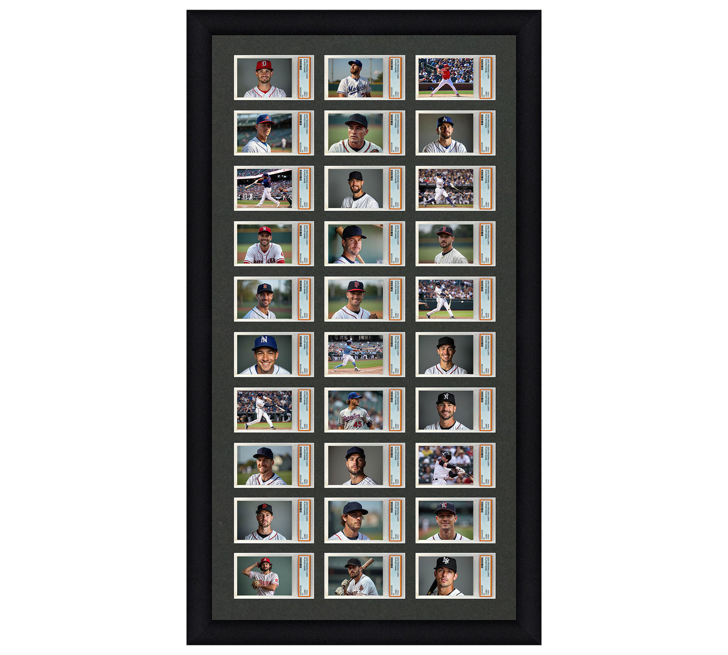 Card Frame Display - 30 Openings for PSA Graded Slabs