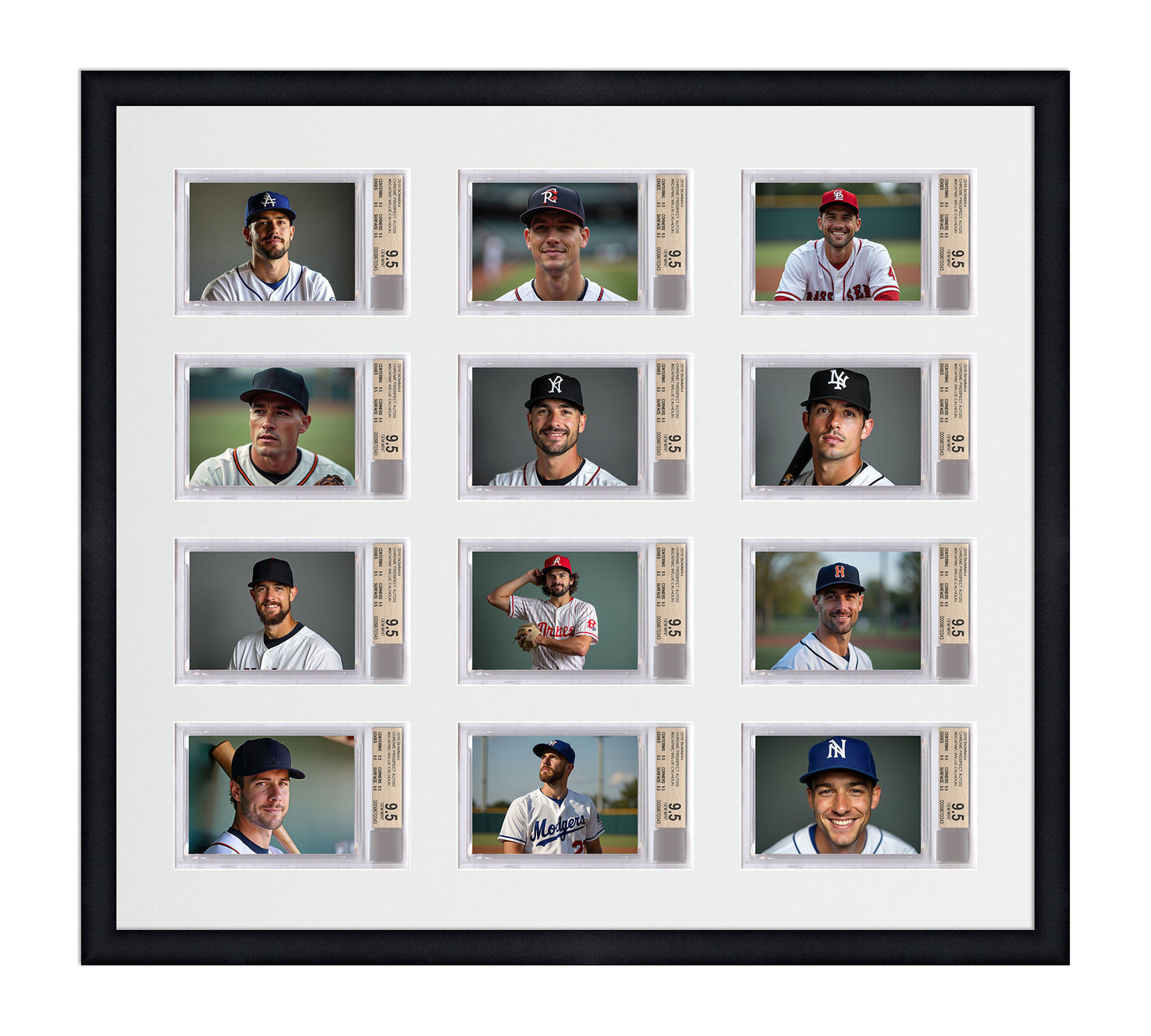 Card Frame Display - 12 Openings for BGS Graded Slabs
