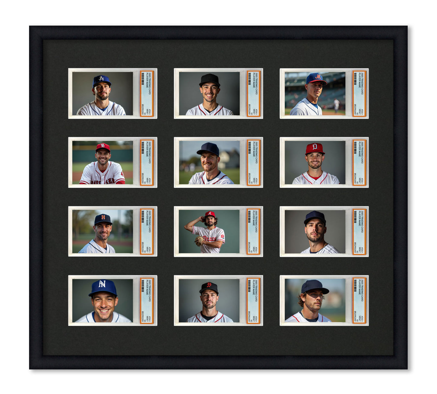 Card Frame Display - 12 Openings for PSA Graded Slabs