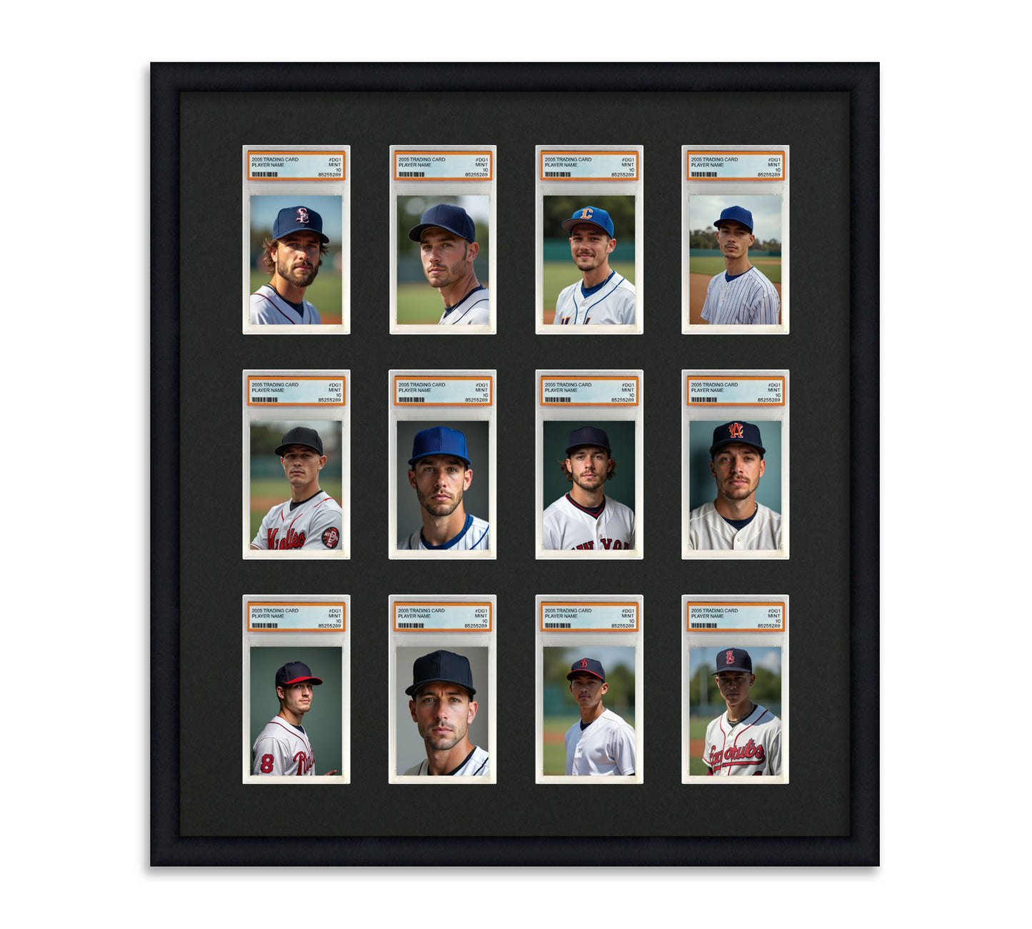 Card Frame Display - 12 Openings for PSA Graded Slabs
