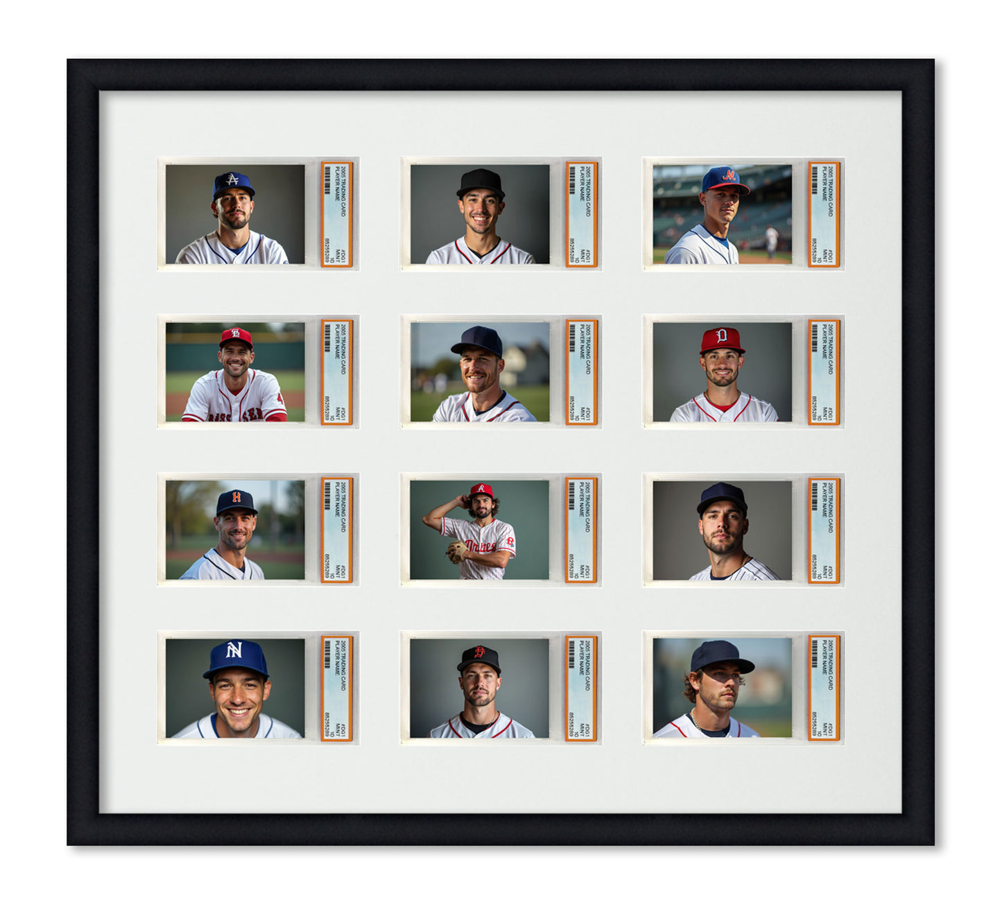 Card Frame Display - 12 Openings for PSA Graded Slabs