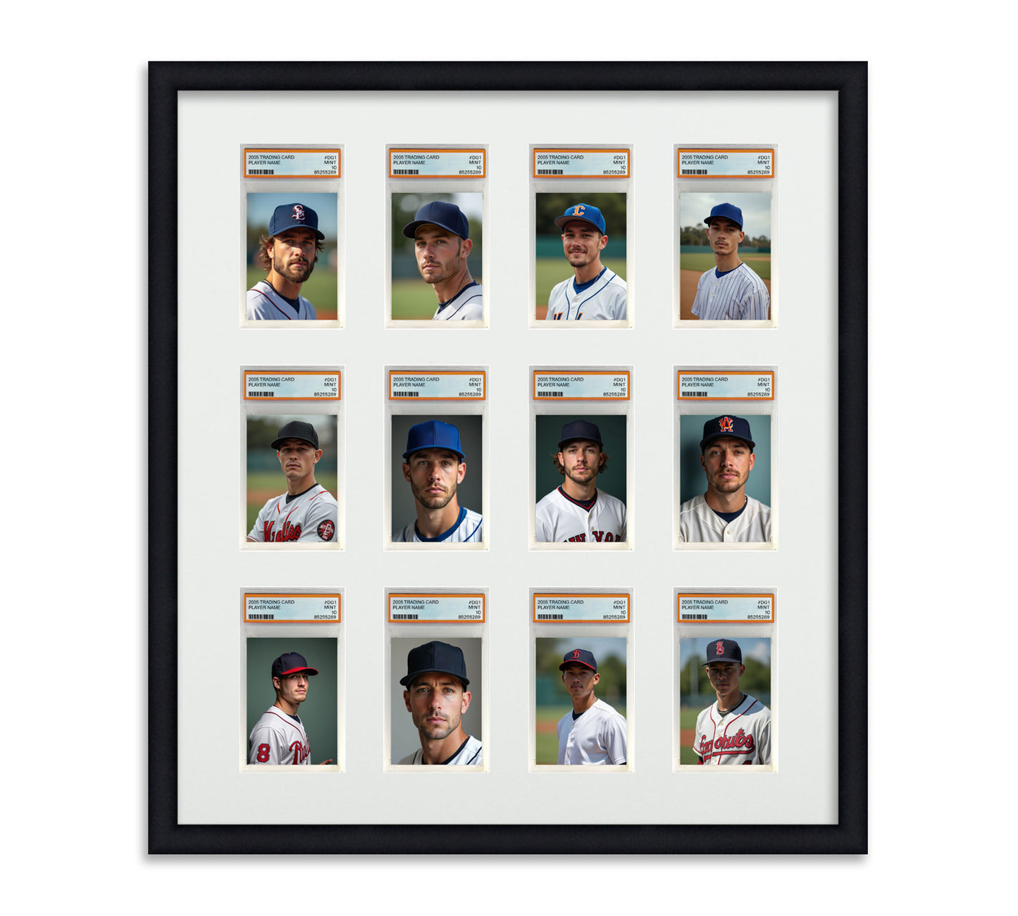 Card Frame Display - 12 Openings for PSA Graded Slabs